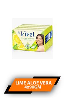Vivel Lime And Aloe Vera 4x90gm